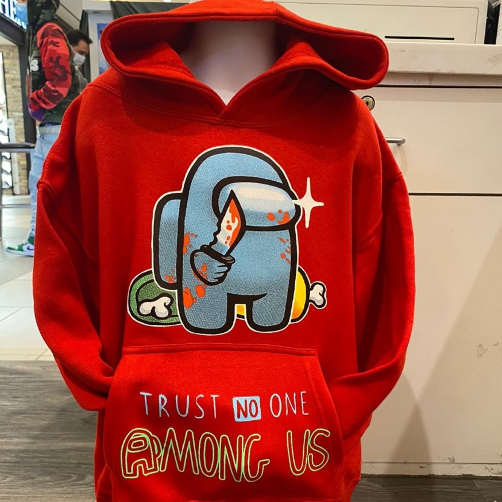 Kids and adults unisex among us new design hoodie